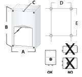 Wall control / step transformer Vortice ETW with indicator light